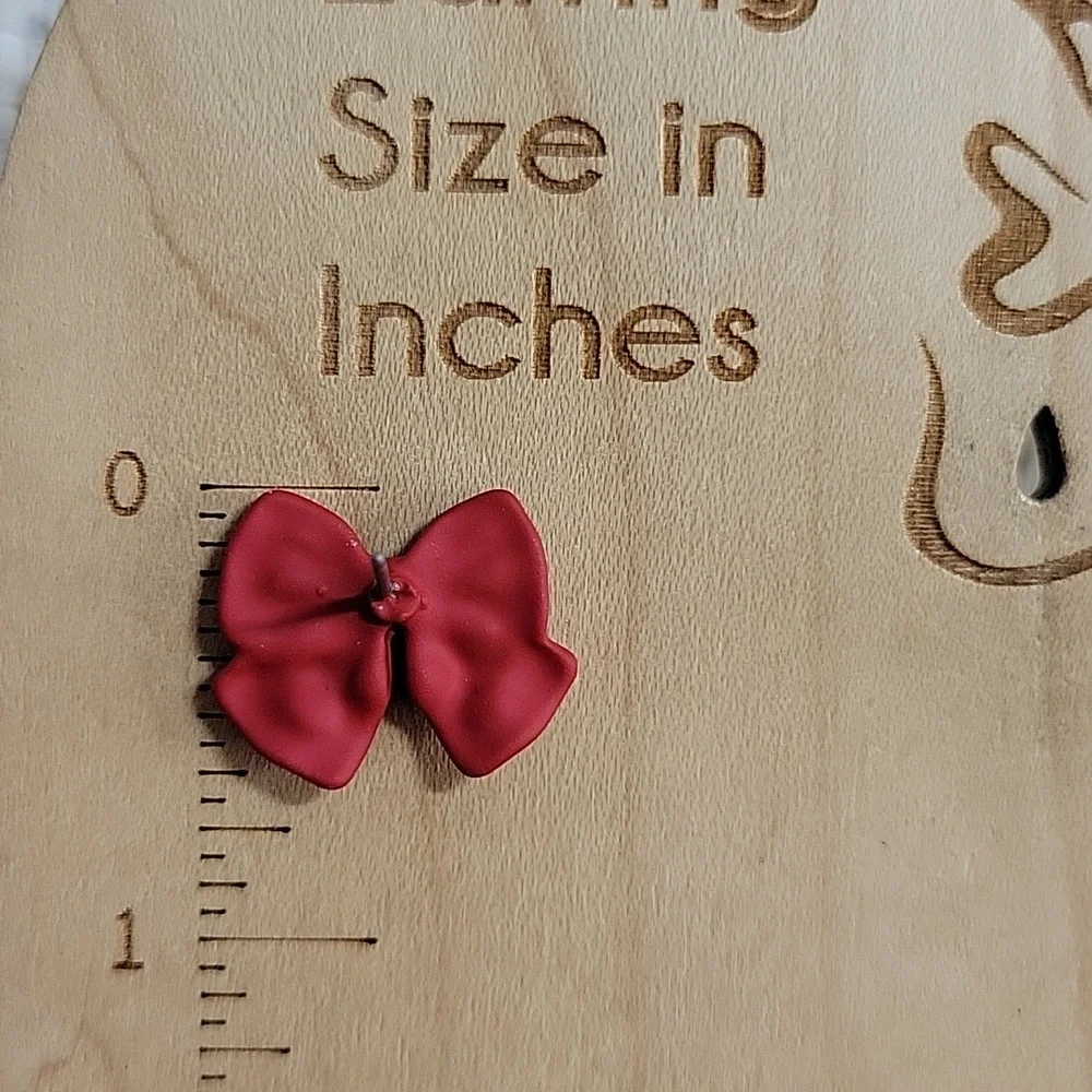 🔥LAST PAIR🔥 RED BOW EARRINGS